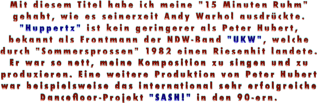 Mit diesem Titel habe ich